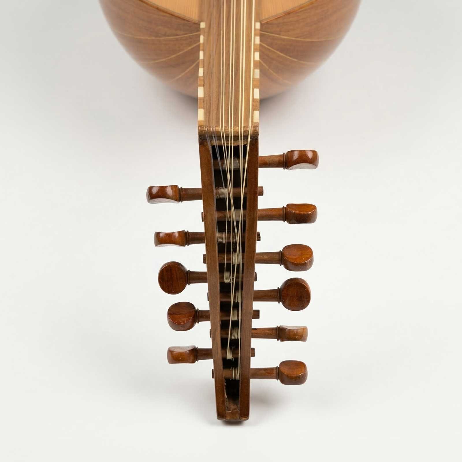 Front view of Habib Abyad 1995 Oud pegbox