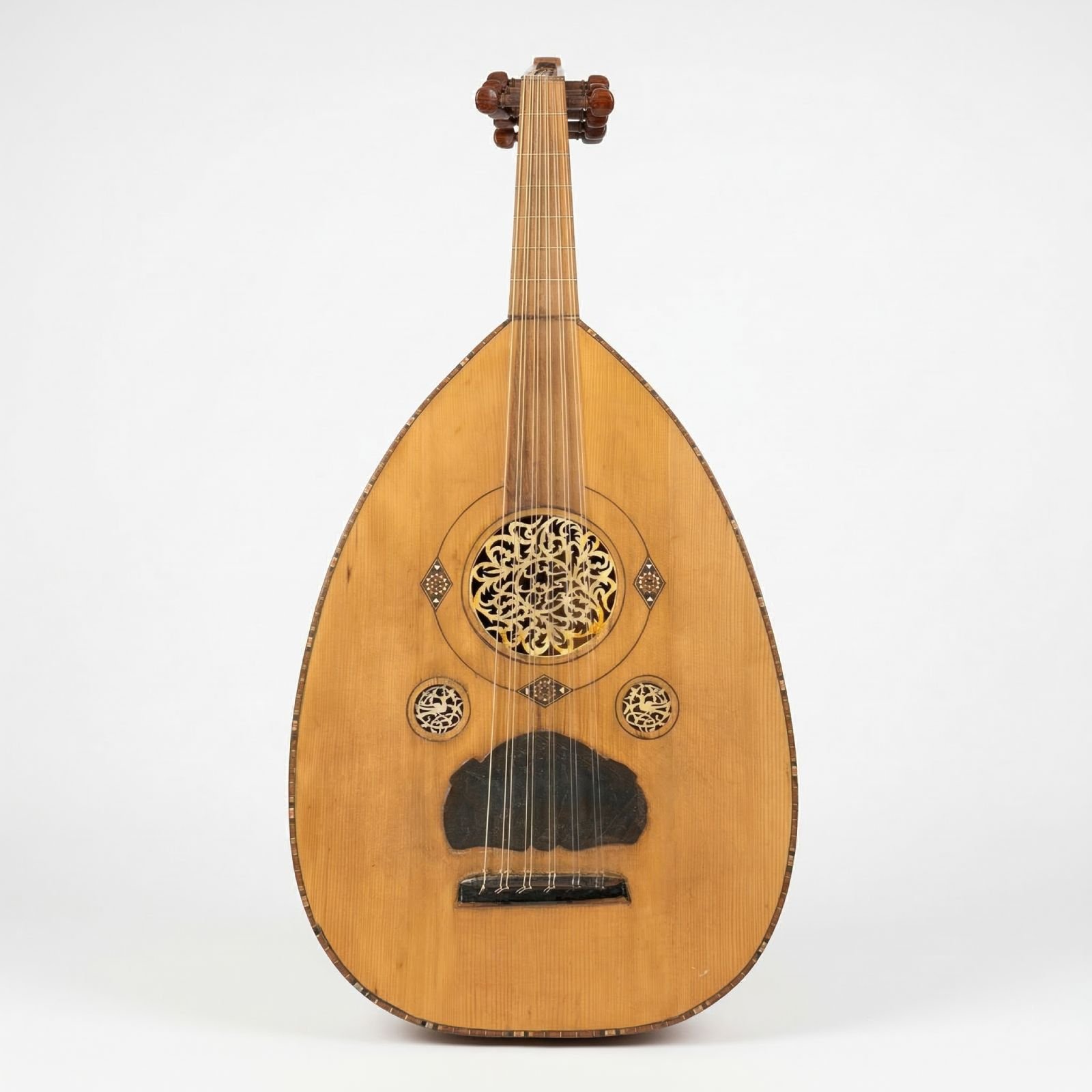 Front view of Mahmoud Safi 1955 Oud
