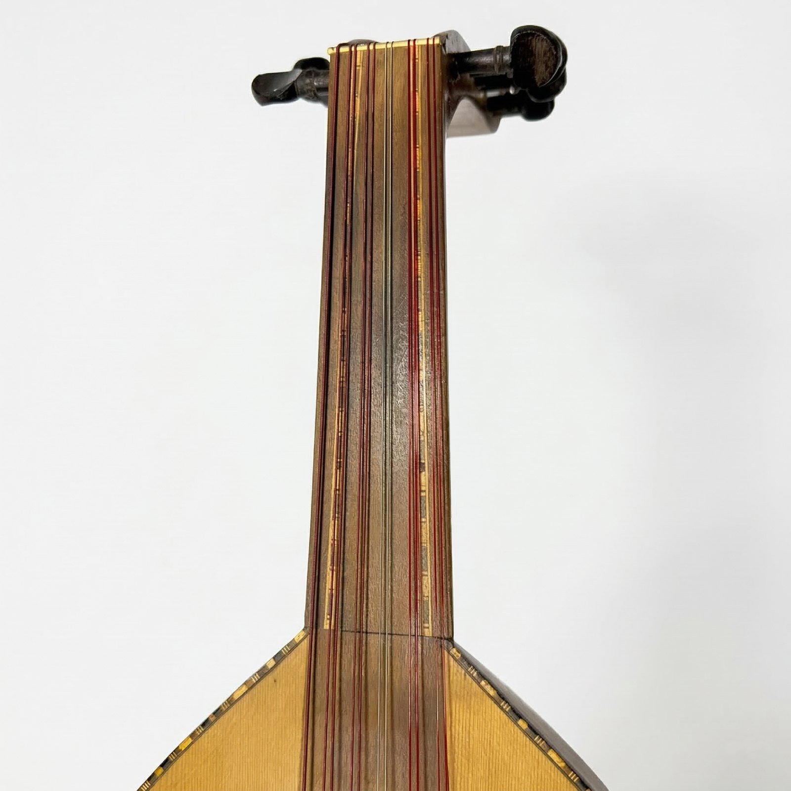 Front view of Mahmoud Safi 1969 Oud neck