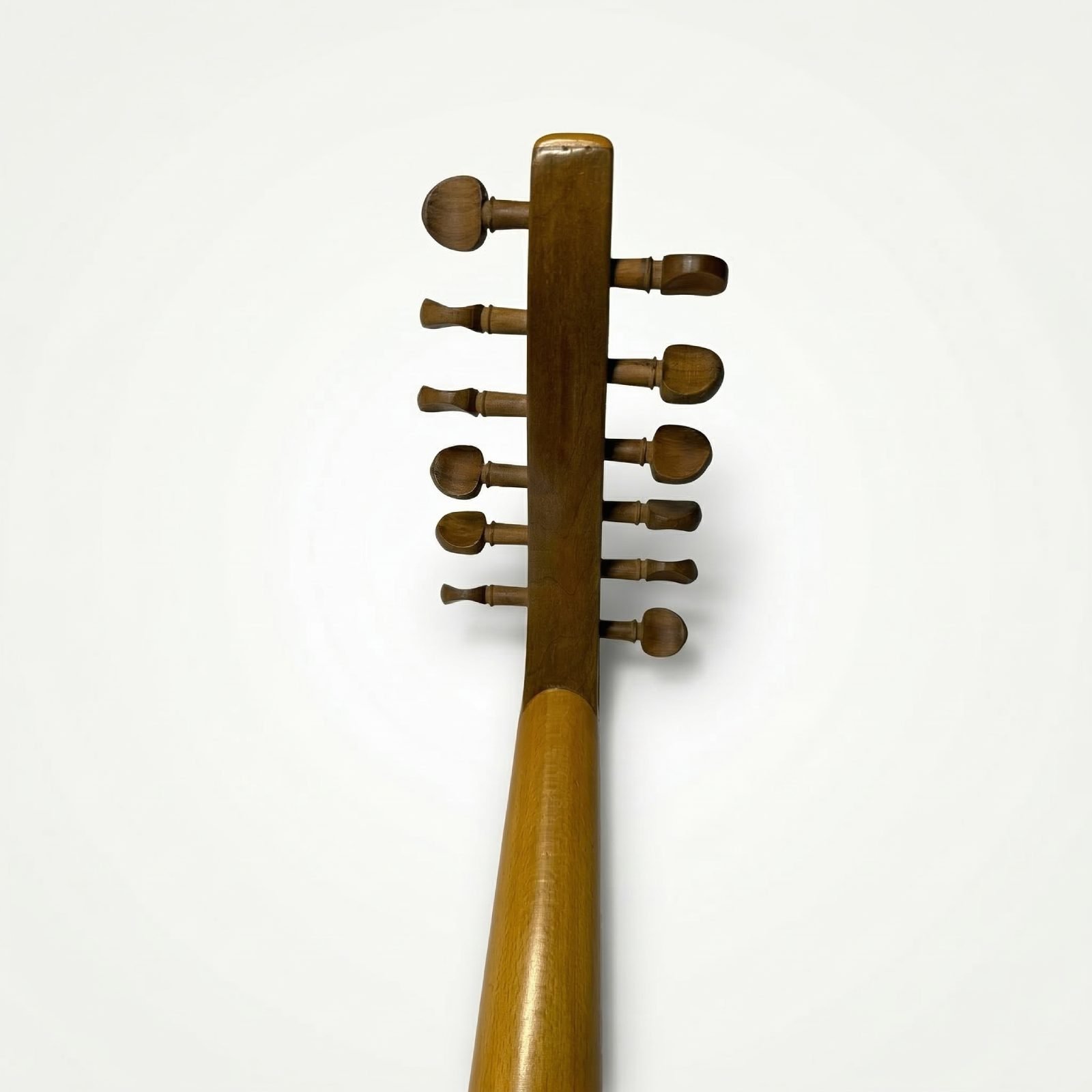 Back view of Sempat Der Bedrossian 1954 Oud pegbox