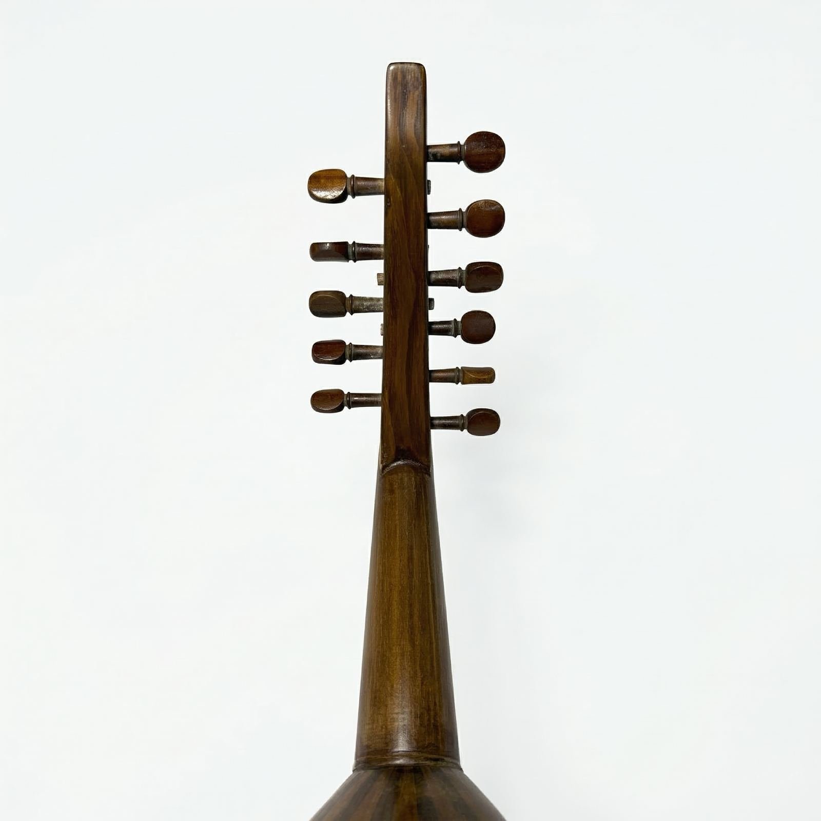Back view of Sempat Der Bedrossian Oud pegbox