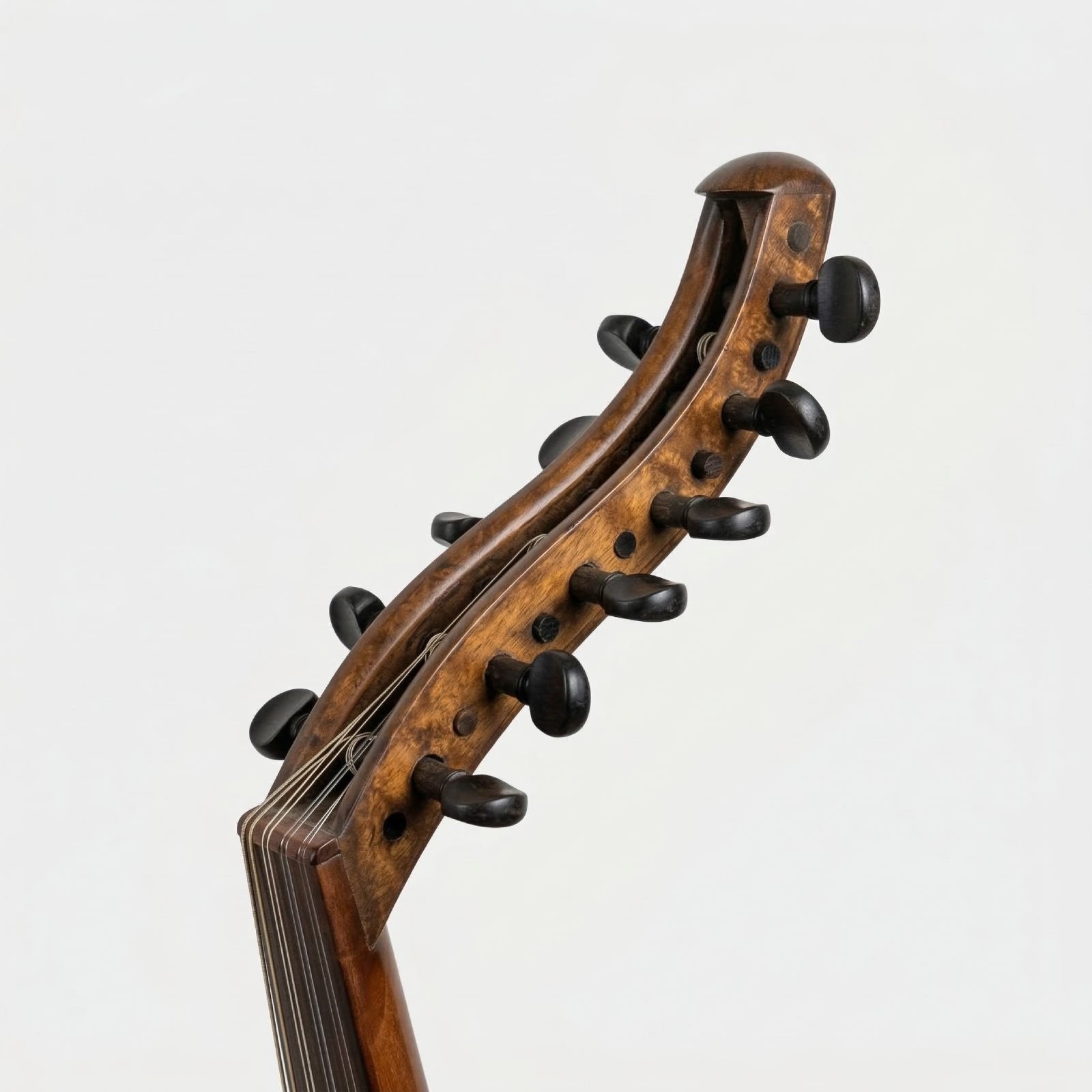 Pegbox right view of Yasser Abou Chakra Oud